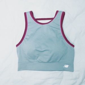 NEW BALANCE CROPPED SPORTS ACTIVE TOP